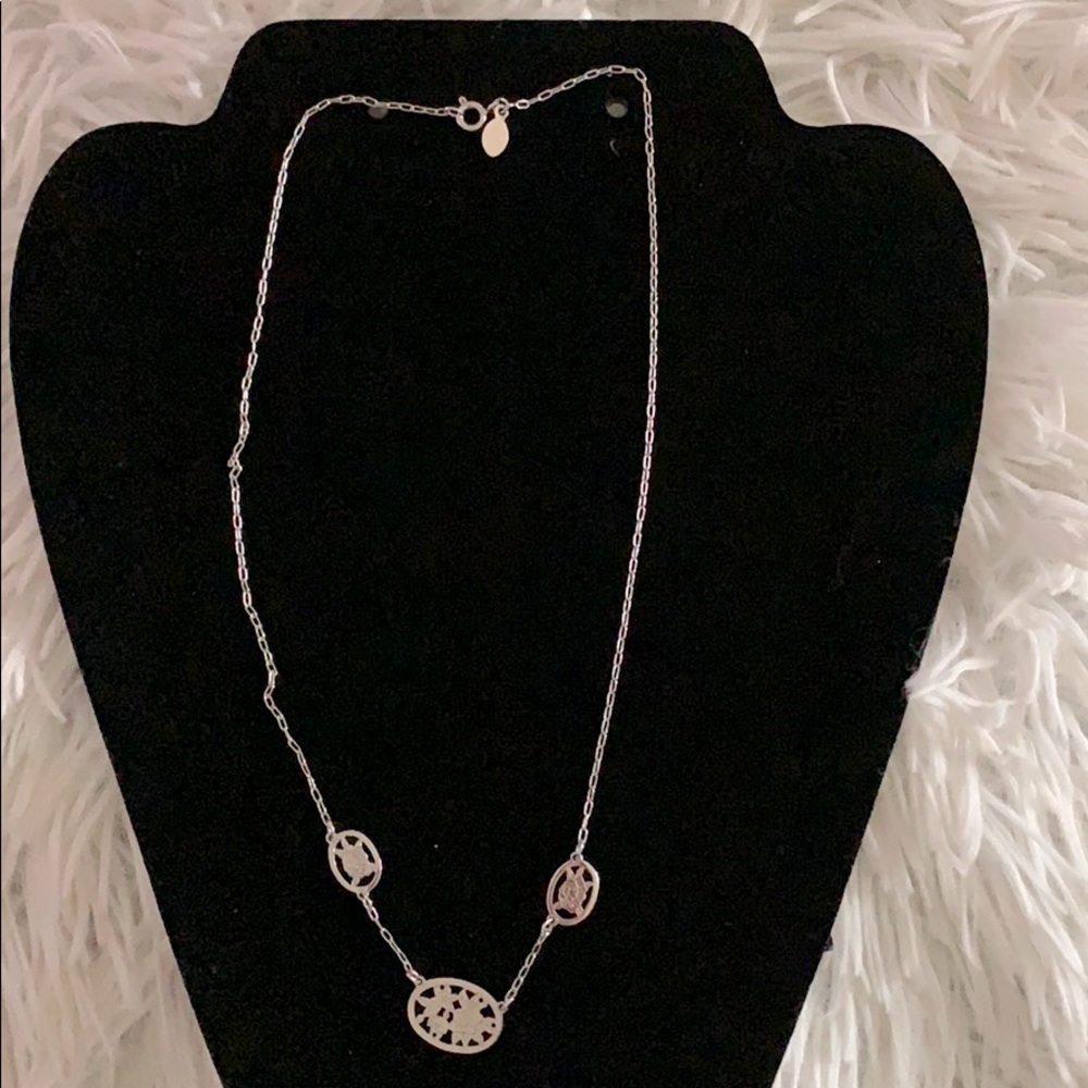 Avon Silver Flower Necklace